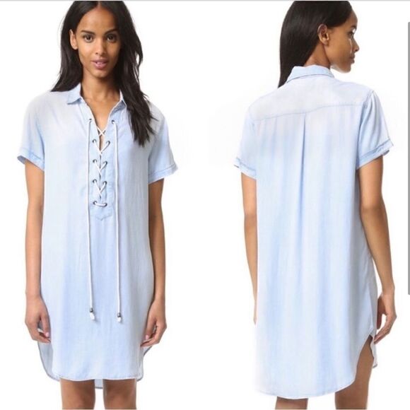 Rails Chambrey Rocky Shift Lace Up Dress - Picture 1 of 10